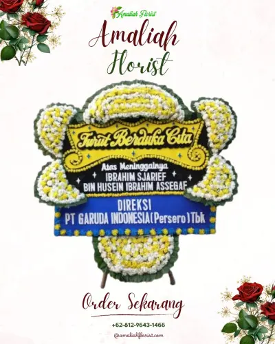 Papan Bunga Duka di Mekarsari
